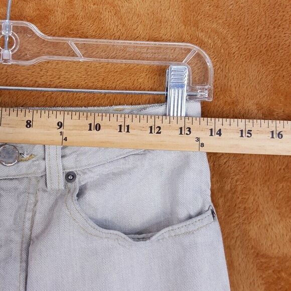 RACHEL COMEY Jeans Womens Size 2 Light Gray Wash Straight Leg Denim FLAW - Picture 11 of 14